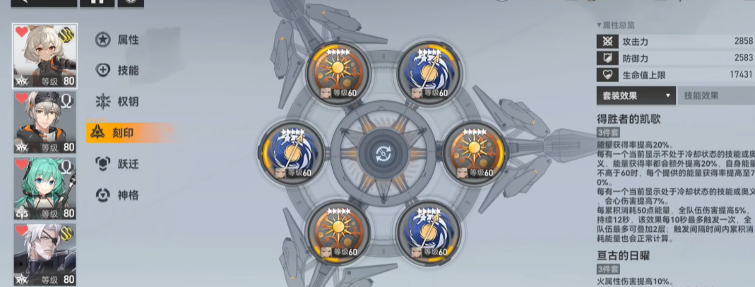 深空之眼套装属性挑选攻略 搭配技巧大揭秘