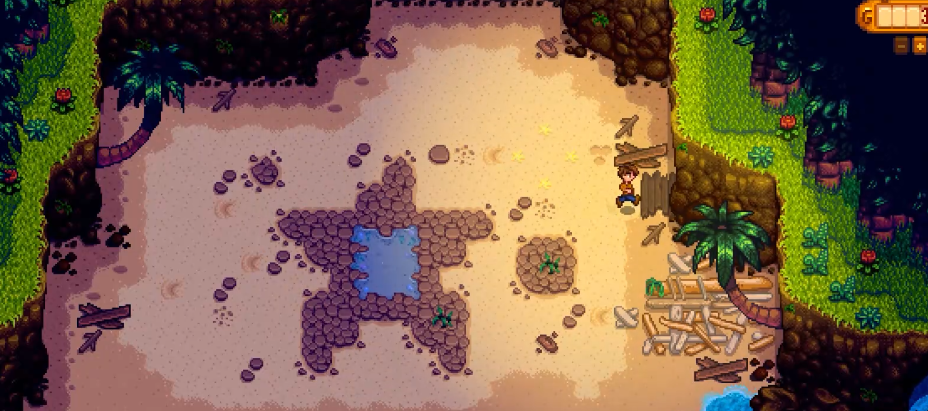 星露谷物语姜岛海盗湾位置揭秘 海盗宝藏等你寻