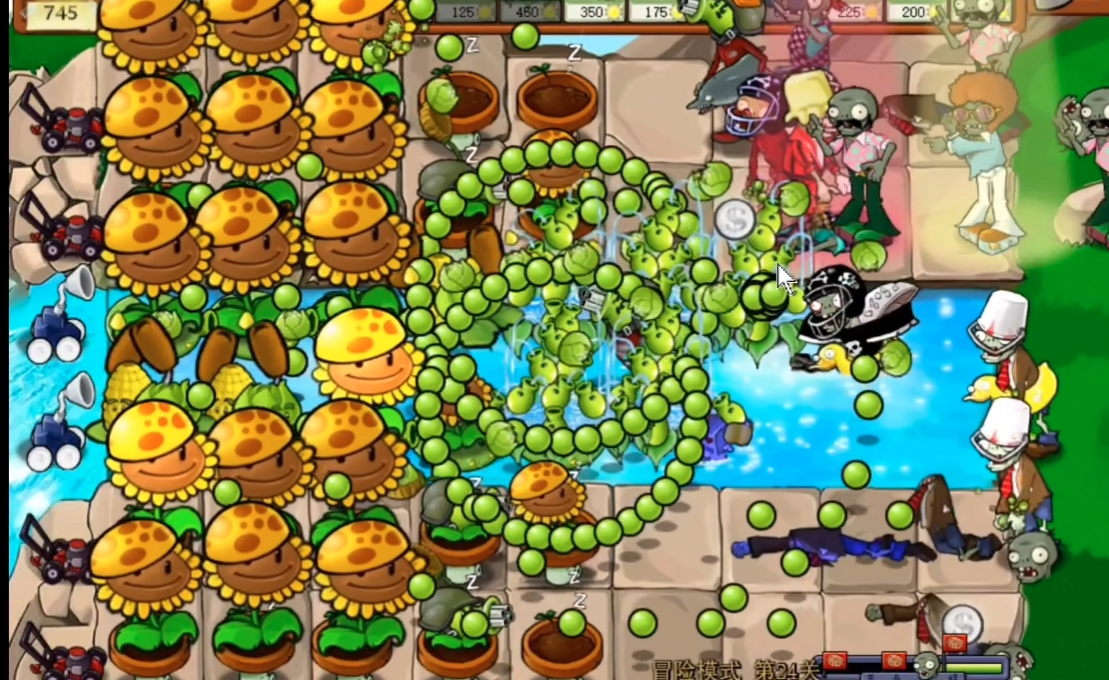 植物大战僵尸24关困难怎么过