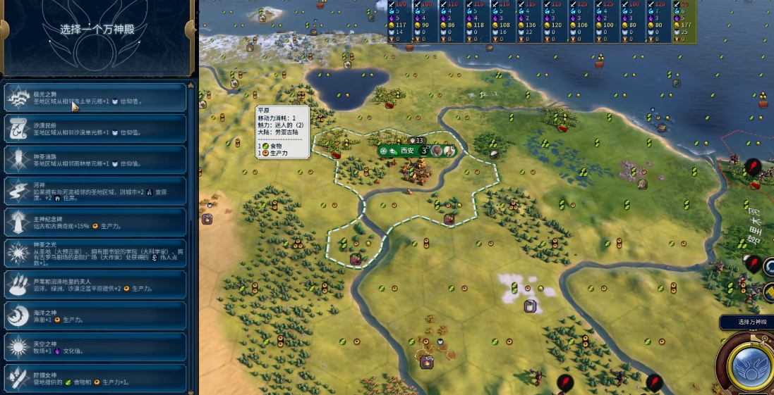 万神殿信仰攻略：文明6最佳选择推荐