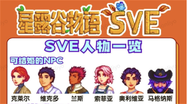 星露谷物语SVE全角色喜好盘点攻略