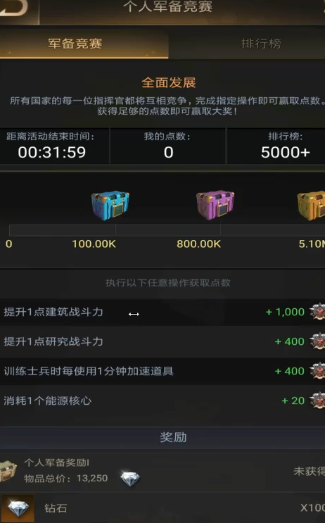 参加守望黎明个人军备竞赛攻略详解